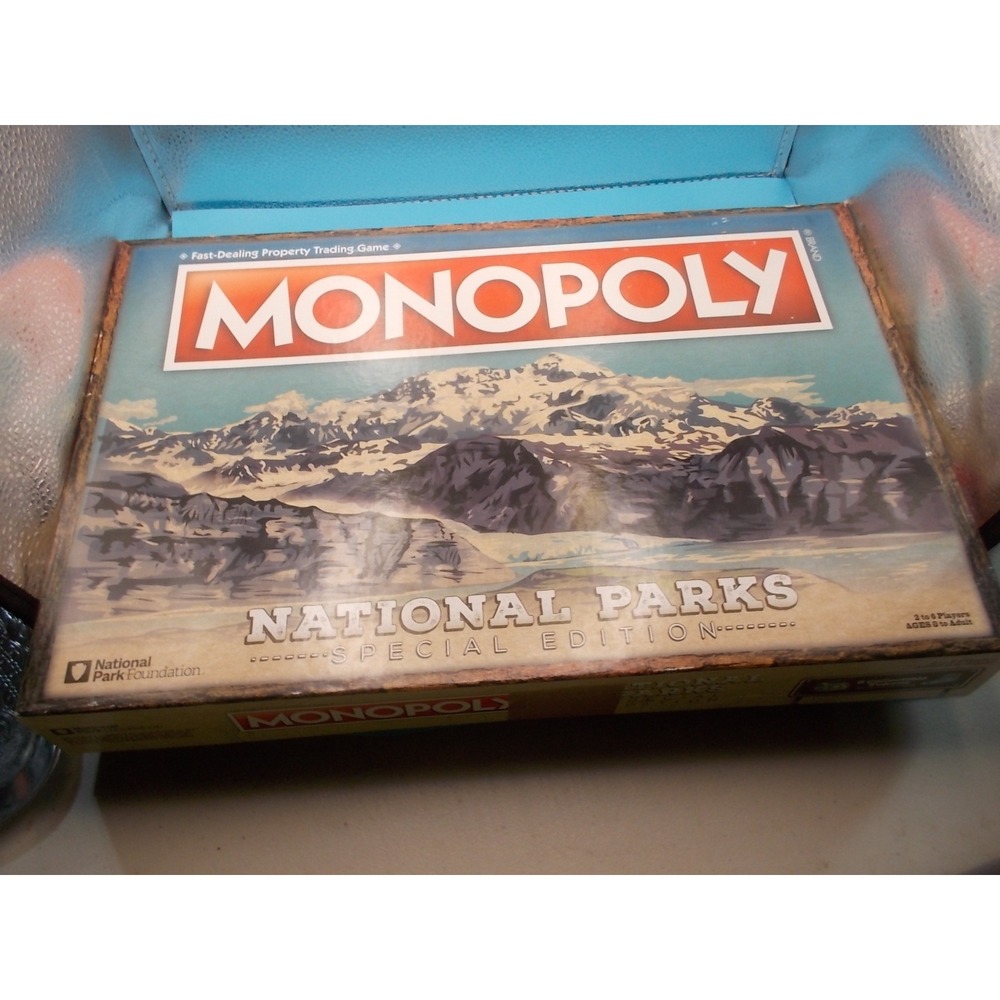 Monopoly National Parks Special Edition Board Game 6 Collectible Tokens USAOPOLY